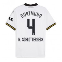 Borussia Dortmund Nico Schlotterbeck #4 Tredjetrøje 2024-25 Kortærmet